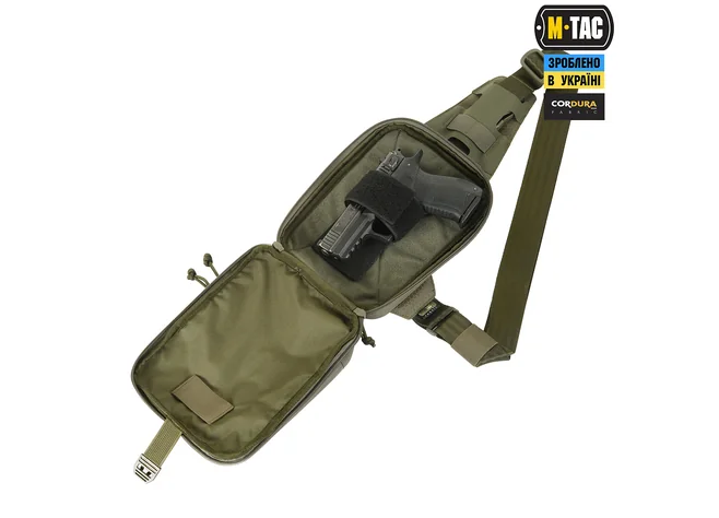 Сумка M-Tac Sling Pistol Bag Elite Hex Ranger Green Фото 3
